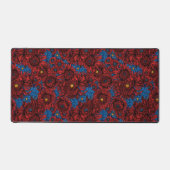 菊花及びオレンジカブトムシ デスクマット (正面)