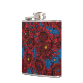 菊花及びオレンジカブトムシ フラスク (左)