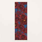 菊花及びオレンジカブトムシ ヨガマット (正面)