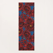 菊花及びオレンジカブトムシ ヨガマット (裏面)