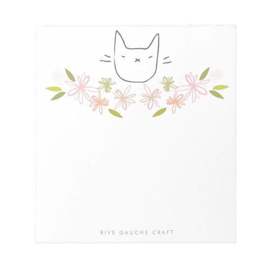 菊花園キャットメモ帳 ノートパッド (正面)