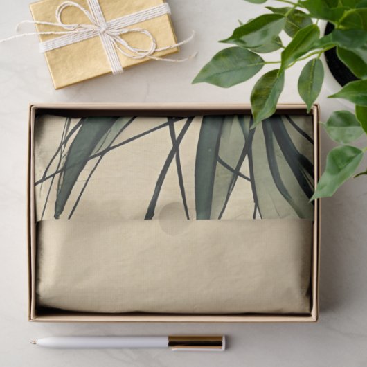 菊花墨絵イン日本のクスケッチ 薄葉紙 (ギフト)