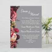 菊花彫刻石色彩 招待状 (スタンド正面)