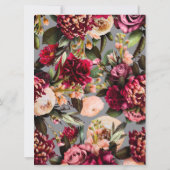 菊花彫刻石色彩 招待状 (裏面)