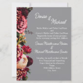 菊花彫刻石色彩 招待状 (正面)