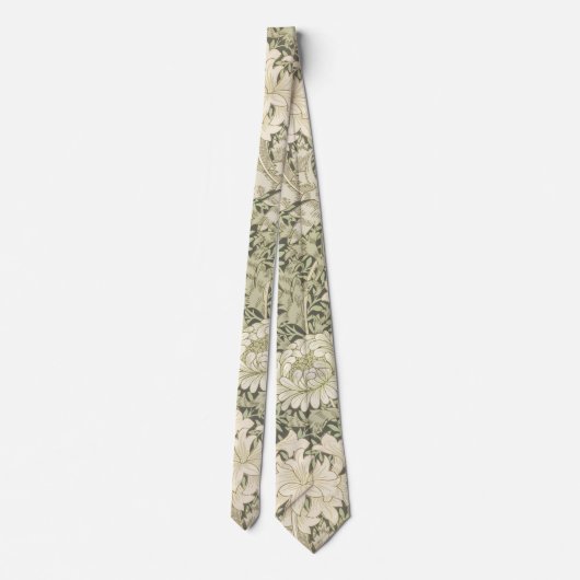 菊花模様のネックタイ ネクタイ (裏面)