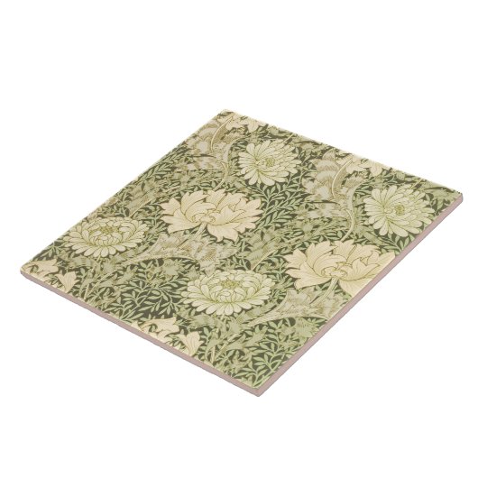 菊花模様(ウィリアム・モリス著) タイル (側面)