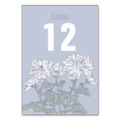 菊花結婚の表番号 テーブルナンバー (正面)