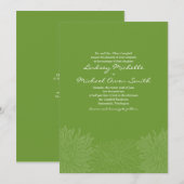 菊花結婚式招待状 招待状 (正面/裏面)