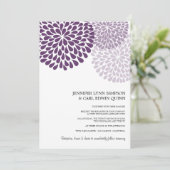 菊花花（紫） 招待状 (スタンド正面)