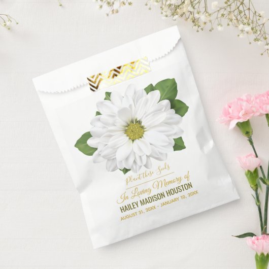 菊花葬祭記念碑 フェイバーバッグ (封をした状態)