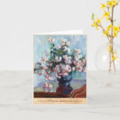 菊花1882年クロードモネ カード (黄色い花)