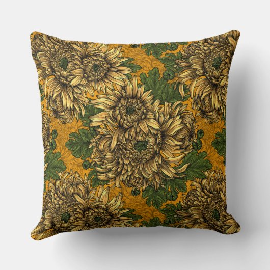 菊花 クッション (裏面)