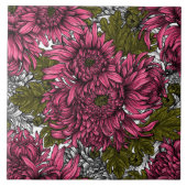 菊花 タイル (正面)