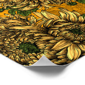 菊花 ポスター (角)