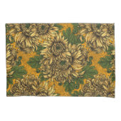 菊花 枕カバー (正面)