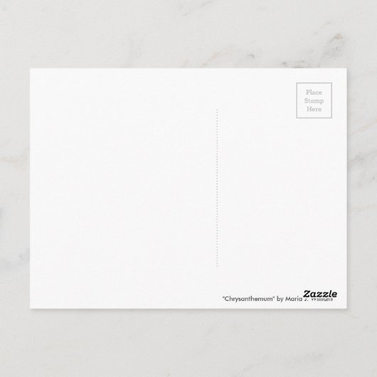 菊葉書 ポストカード (裏面)