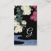 菊走花，美しいの水，サロンスパブラック 名刺 (裏面)