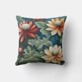 菊鮮やかデザイン クッション (裏面)