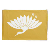 菊鶴 枕カバー (裏面)