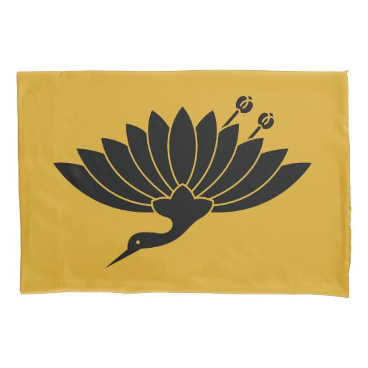 菊鶴 枕カバー (正面)