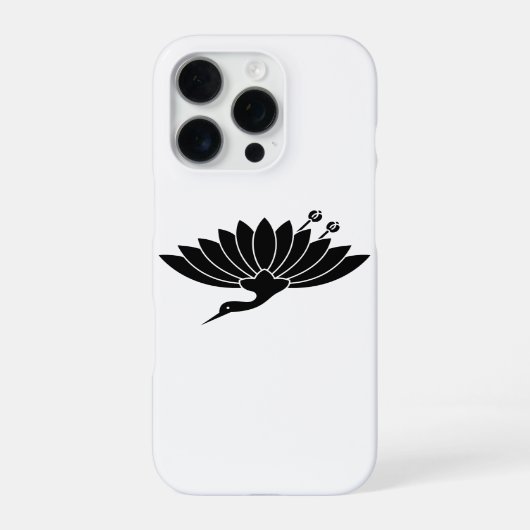 菊鶴 iPhoneケース (裏面)