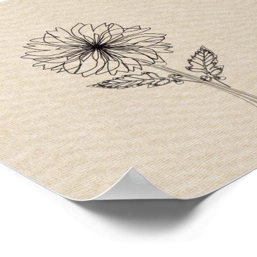 菊11月：花 ポスター (角)