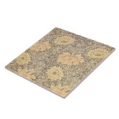 「菊」の壁紙のデザイン1876年 タイル (側面)