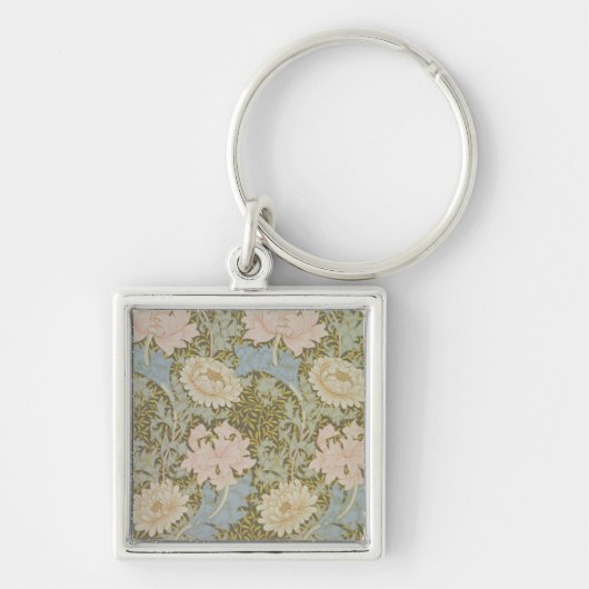 「菊」の壁紙1876年(壁紙) キーホルダー (正面)