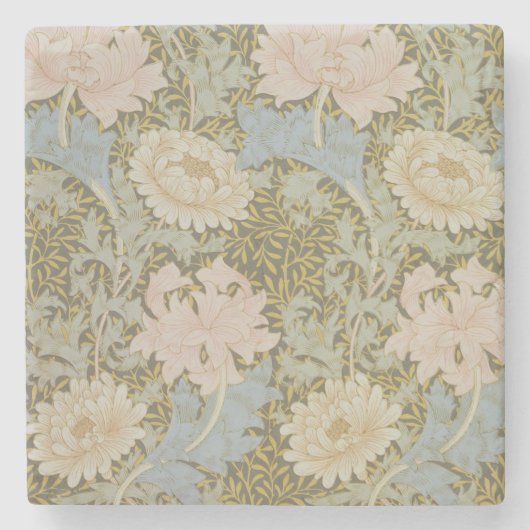 「菊」の壁紙1876年(壁紙) ストーンコースター (正面)