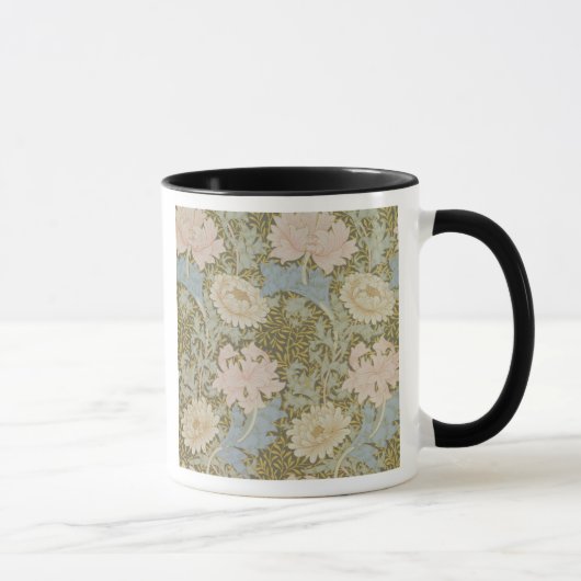 「菊」の壁紙1876年(壁紙) マグカップ (右)