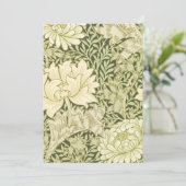 菊 ウィリアム・モリス 招待状 (スタンド正面)