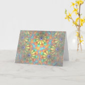 菊 カード (黄色い花)