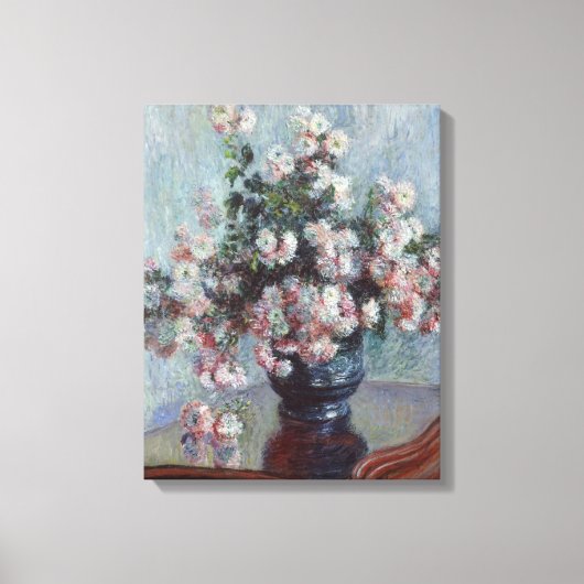 菊 キャンバスプリント (正面)