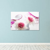 菊 キャンバスプリント (インサイチュ (ウッドフロア))