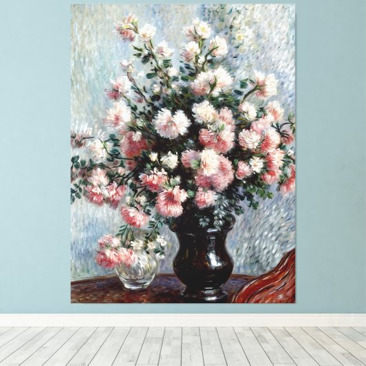 菊 キャンバスプリント (インサイチュ (ウッドフロア))