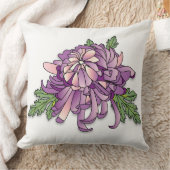 菊 クッション (ブランケット)