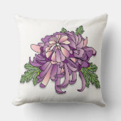 菊 クッション (正面)