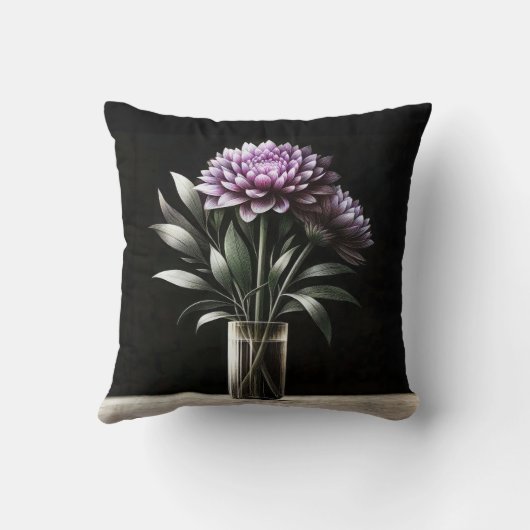 菊 クッション (裏面)