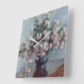 菊 スクエア壁時計 (傾斜)