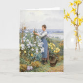 菊 | ダニエル・リッジウェイ・ナイト カード (黄色い花)