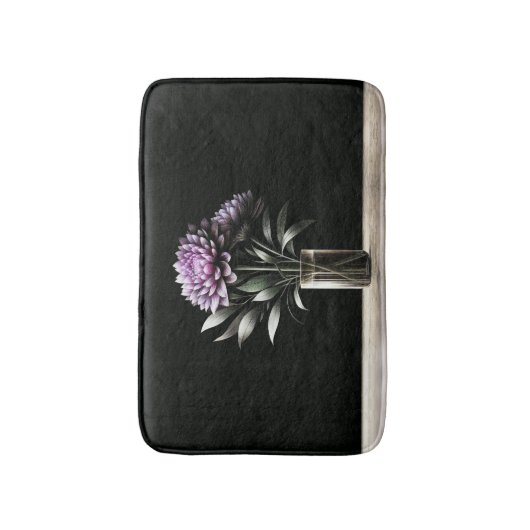 菊 バスマット (正面縦)