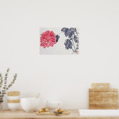 菊 ポスター (キッチン)