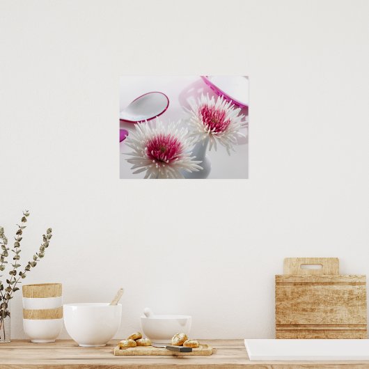 菊 ポスター (キッチン)