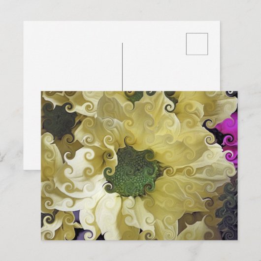 菊 ポストカード (正面/裏面)