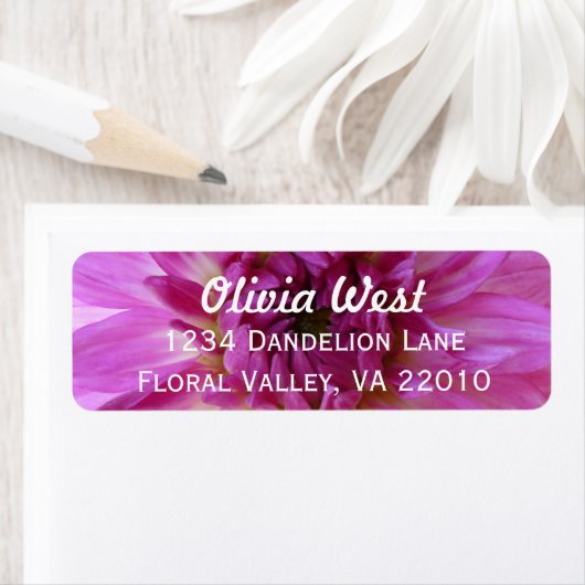 菊「ムーム」住所 シール (インサイチュ)