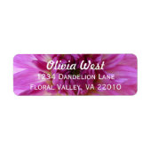 菊「ムーム」住所 シール (正面)