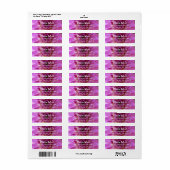 菊「ムーム」住所 シール (フルシート)