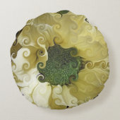 菊 ラウンドクッション (裏面)