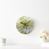 菊 ラウンド壁時計 (ホーム)